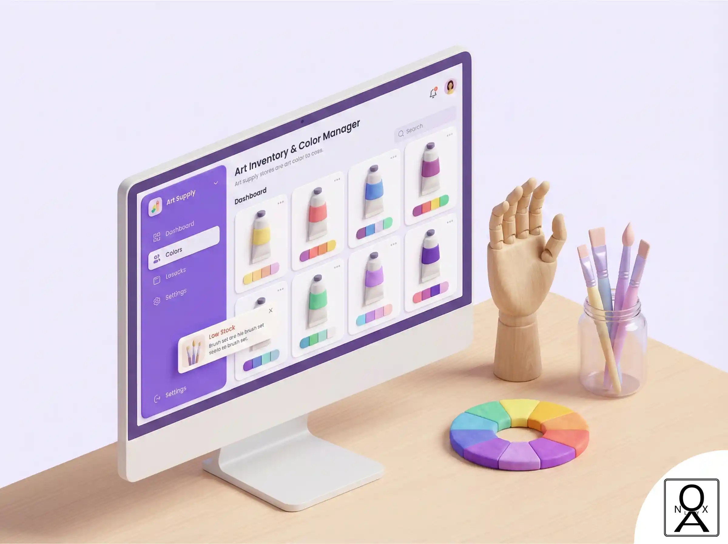 Art Store Inventory Color Manager