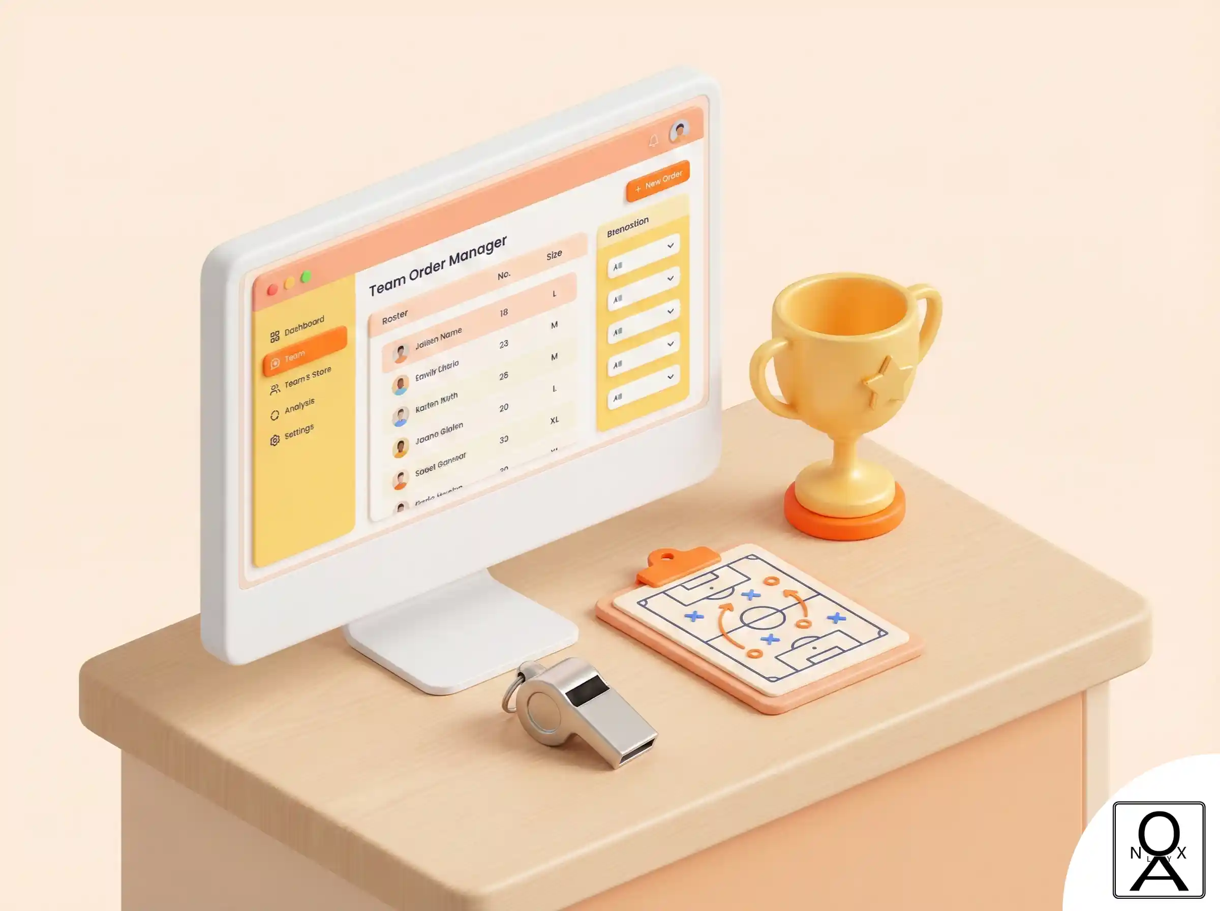 Sports Team Order Management System