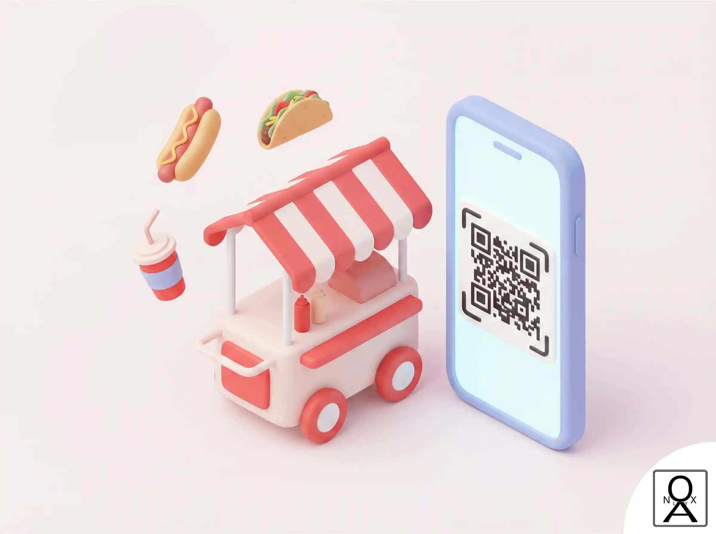 Street Food QR Ordering Cart